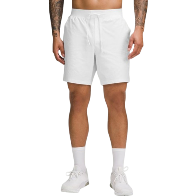 lululemon – Men's Zeroed In Linerless Shorts – 7" – Color White – Size 6 - 2XL