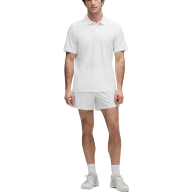 lululemon – Men's Striped Tennis Shorts – 5" – Color White – Size XS