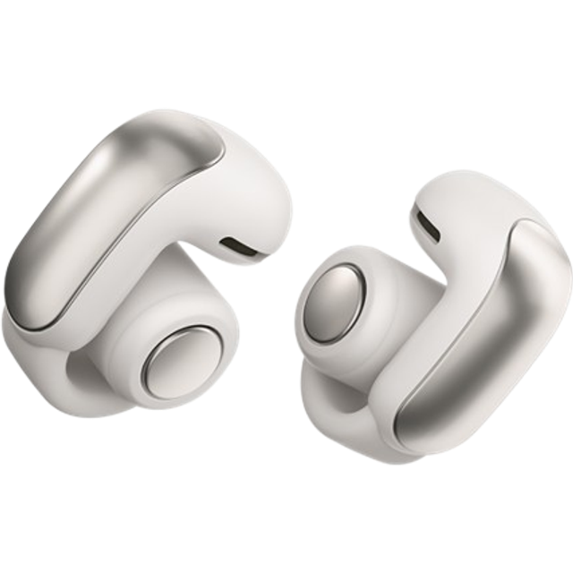 Bose Ultra öppna öronsnäckor med OpenAudio-teknik, trådlösa open ear-öronsnäckor, upp till 48 timmars batteritid, Vit