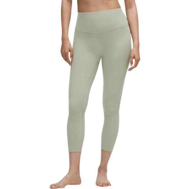 lululemon – Women's Align High-Rise Crop Leggings – 23" – Color Green/Pastel – Size 8 - Fog Green