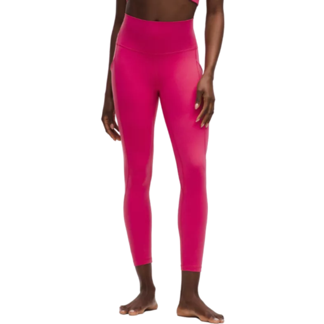 lululemon – Women's Align High-Rise Pants with Pockets – 25" – Color Pink – Size 18 - Raspberry Coulis - 14