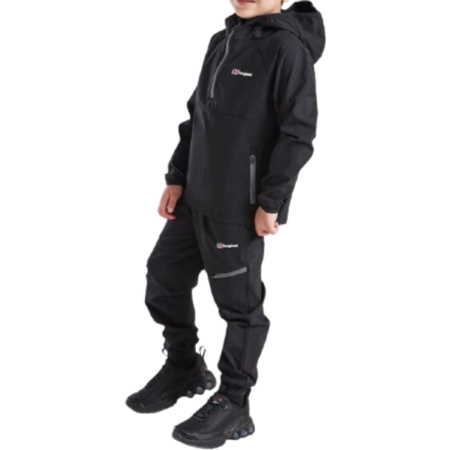 Berghaus Theran 1/2 Zip Tracksuit Children - Black - 3-4Y