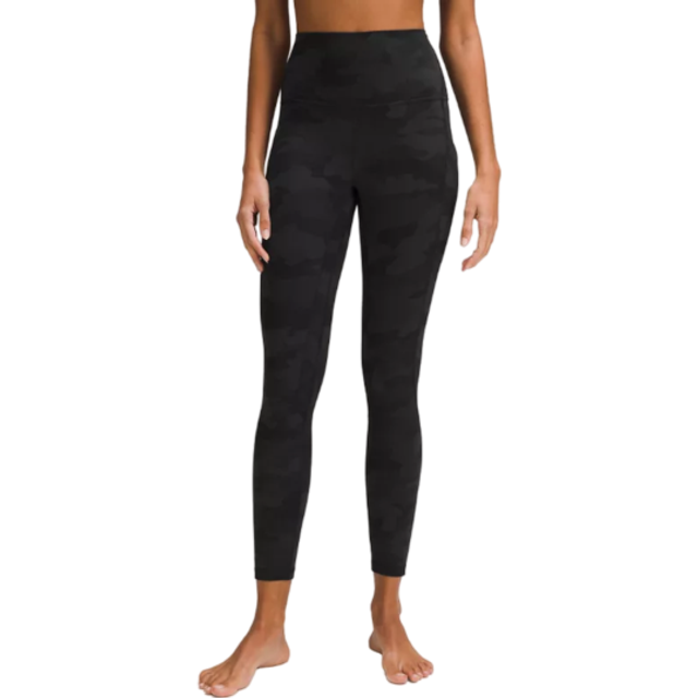 lululemon – Women's Align High-Rise Pants with Pockets – 25" – Color Camo/Black – Size 4 - Heritage 365 Camo Deep Coal Multi