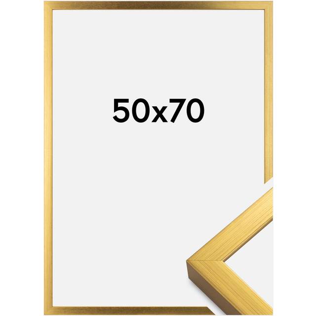 Ram Falun Akrylglas Guld 50x70 cm