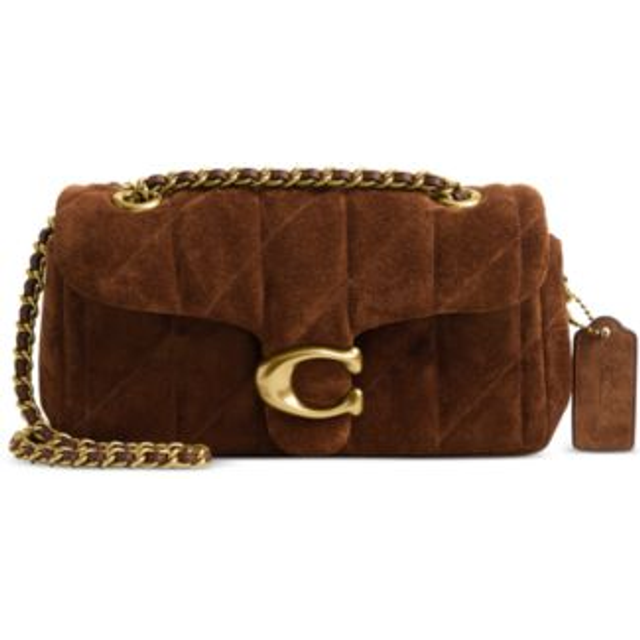 Coach Crossbody Bags - Quilted Suede Tabby Shoulder Bag 20 With Chain - brown - Crossbody Bags for ladies - unisize