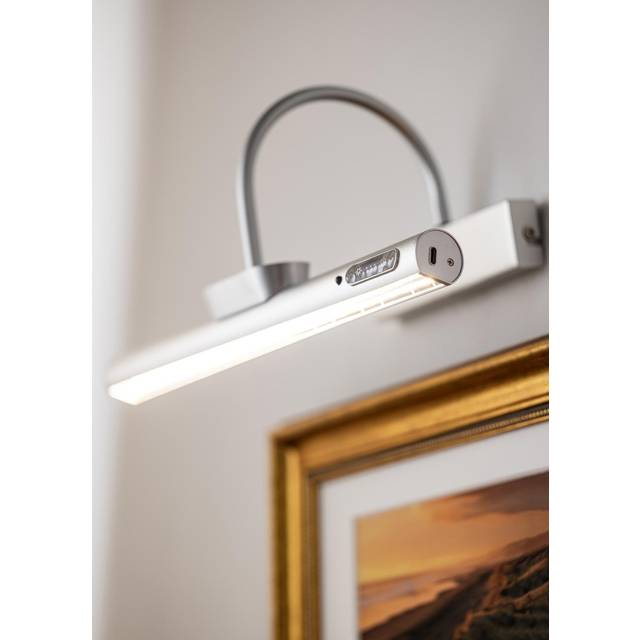 KAILA Spark Batteridriven Tavelbelysning 35 cm - Silver