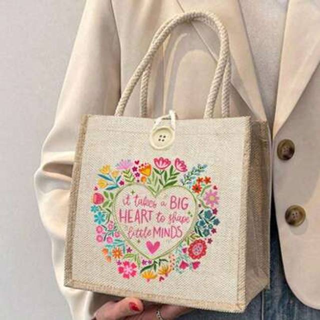 SHEIN Teacher Letters Printed Handbag, Mama Print Tote Bag, Mother&#39;s Day Gift, For Mom Bag, Best Thanksgiving Gifts For Famliy, Women&#39;s Day Gifts, Thanksgiv
