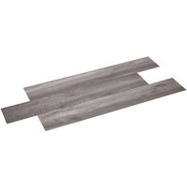 36Pcs/5m² Self Adhesive Wood Effect Waterproof PVC Flooring for Kitchen Living Room and Bathroom - Light Brown - One Size