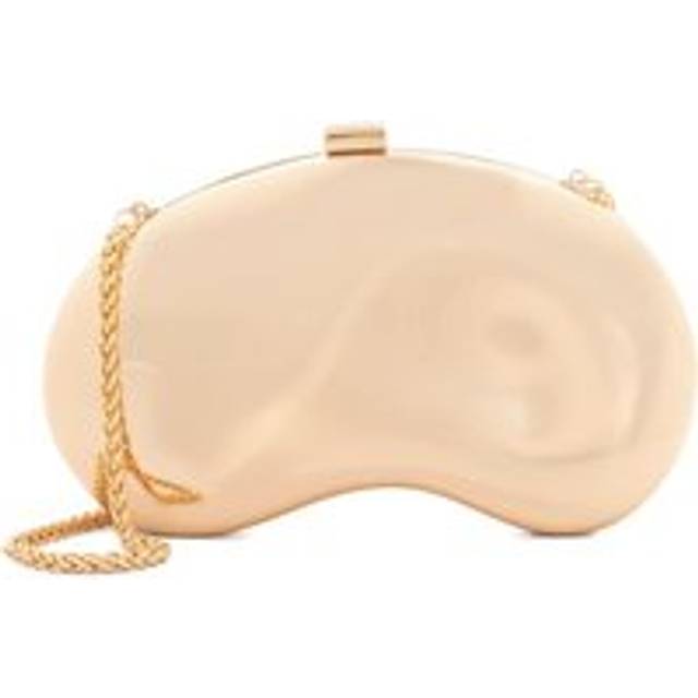 Dune London Eline Metal Clutch Bag, Gold