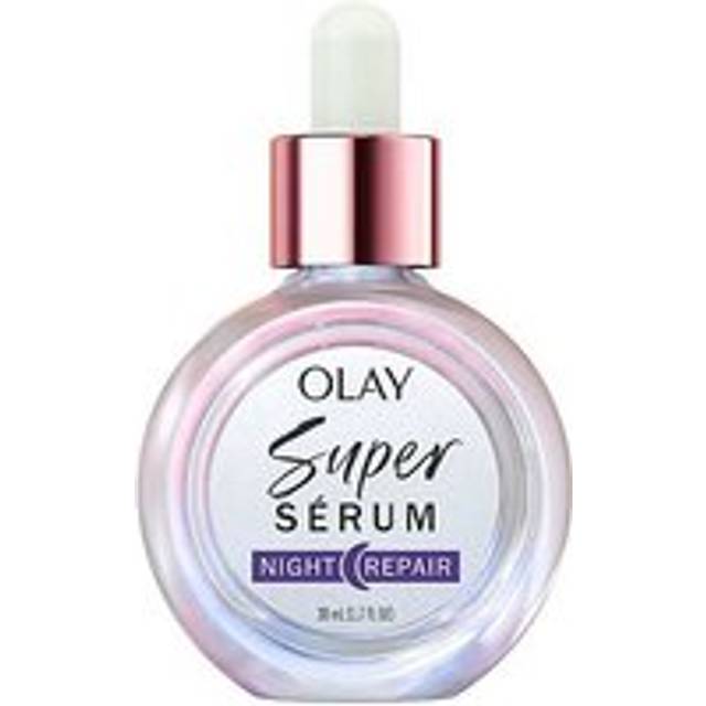Olay Super Srum Night Repair 5-in-1 Benefits, Hydrating Face Serum 30ml. Pro-Vitamin B5