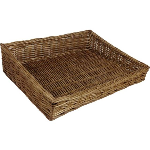 Large Flat wicker Display Tray