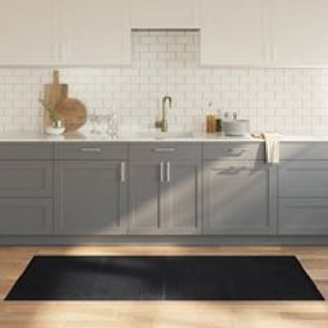 Rug Rectangular Black 80x200 cm Bamboo - Medium