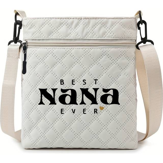 TEMU Lightweight Nylon Crossbody Bag For Women - Best , Adjustable Shoulder Strap, Zipper Closure, Portable Shoulder Bag