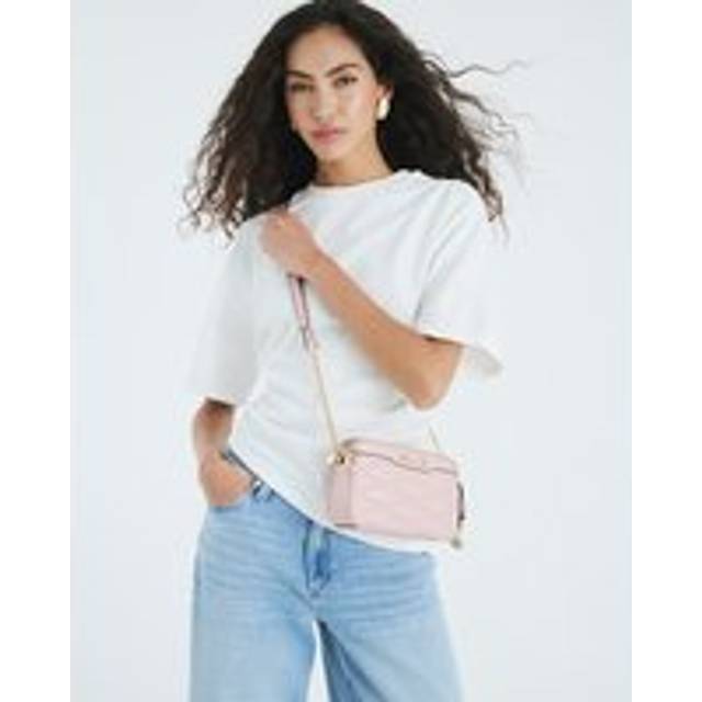 River Island Womens Pink Quilted Cross Body Bag - One Size