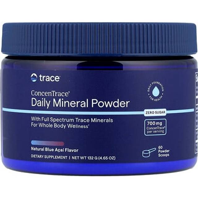 Trace  ConcenTrace®  Daily Mineral Powder  Natural Blue Acai  4.65 oz (132 g)