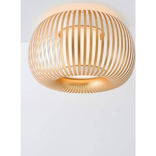John Lewis Harmony Ribbon Semi Flush Ceiling Light, Gold