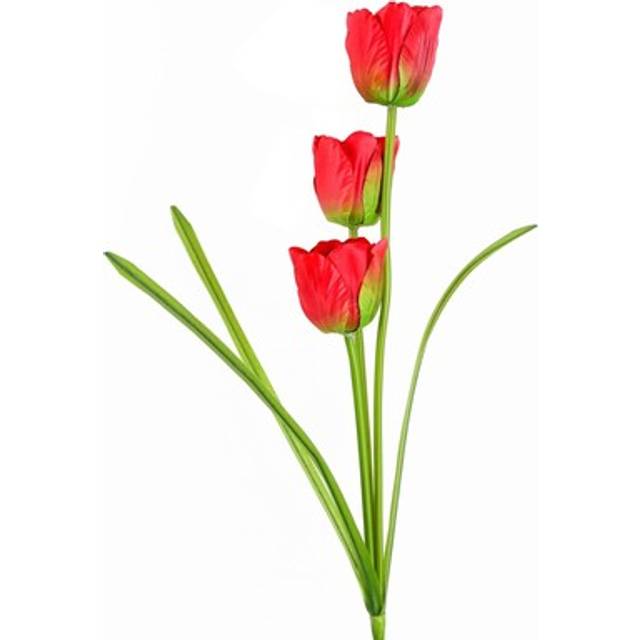 80cm artificial tulip red stem