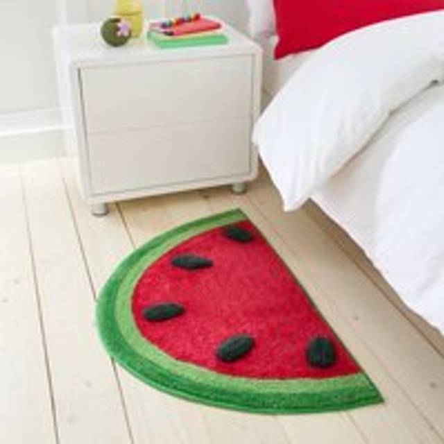Watermelon Kids Rug - Red