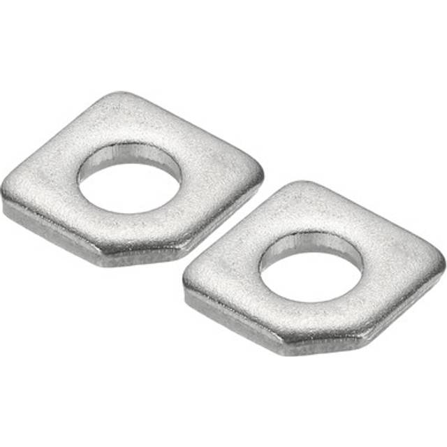 2pcs m8 beveled square washers,8x18mm 304 stainless steel spacer missing angle