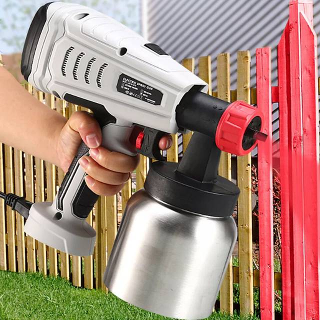 Electric airless spray gun paint sprayer paint spraying machine w/ 2 nozzles np7