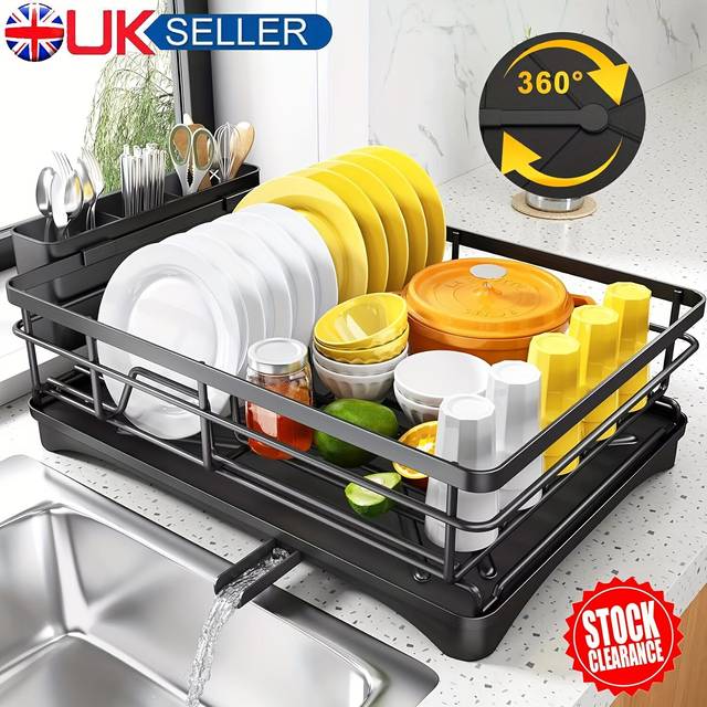 TEMU Dish Drainer Drying Bowl W/360° Uk