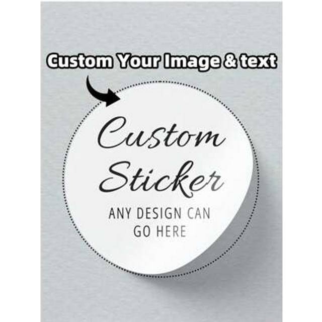 SHEIN 1-240pcs Personalized Labels - Custom Stickers With Any Text, Image, Custom Thank You Labels Stickers ,Seal,No-Iron,Ornamental,Colorful Custom, Unique