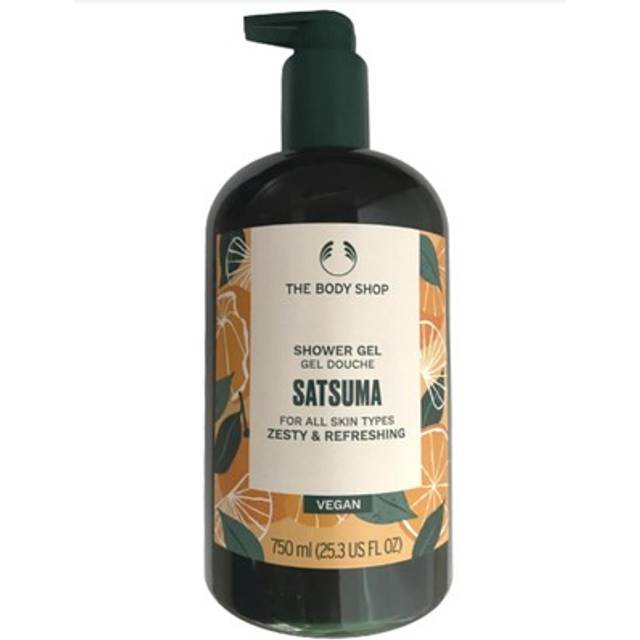 The body shop satsuma shower gel 750ml vegan (new)