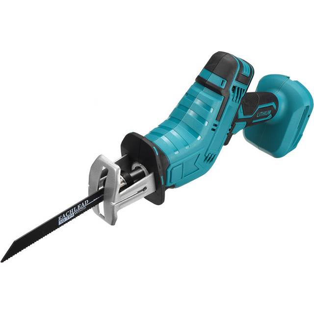(One Battery, US Plug) 88VF Cordless Reciprocating Saw Electric Saw Metal Wood Cutting Tool Adjustable Speed Saber Saw W/ 8 Blades