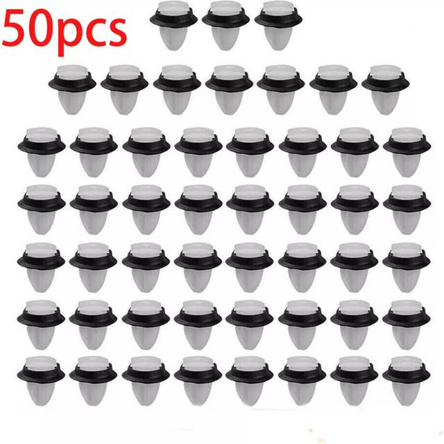 TEMU 50 Clips For The Side Moulding Door Body Trim Panel Compatible With Ford Mk8 5255437