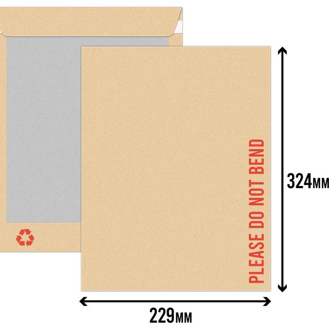 TEMU 5pcs Manilla Hard Board Back Envelopes- Cardboard Backed Envelopes With Strip - Rigid Do Not Bend Envelopes For Mailing Posting Shipping & Storing Documents Envelopes