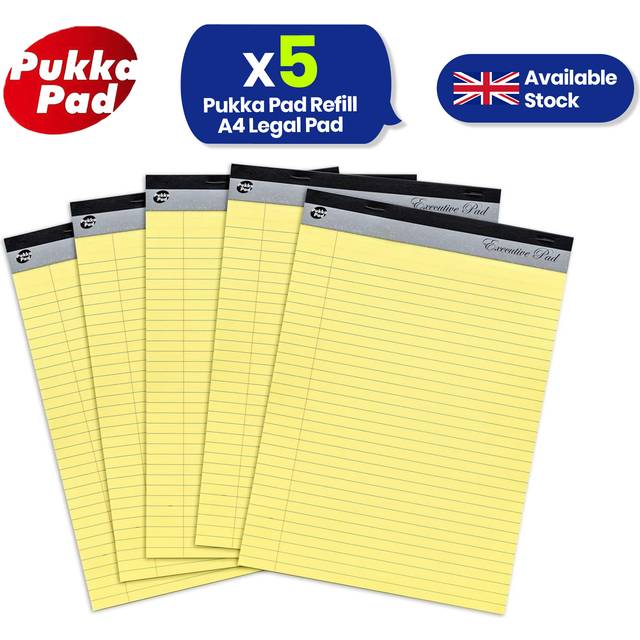 TEMU Pad A4 Yellow Lined Paper 100 Pages For Office And Study