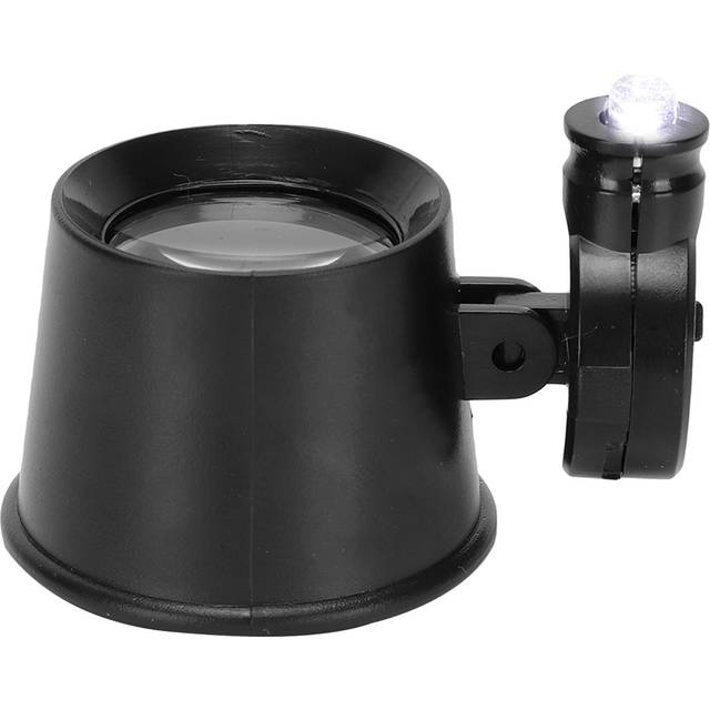 10X Magnifier Portable LED Magnifying Glass Eye Magnifier for Watch Jewelry Repairing