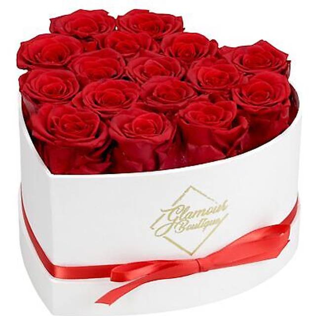 GLAMOUR BOUTIQUE 16 Preserved Roses in a Box - Flowers Forever Valentine's Day  Roses Forever for Women  Roses Forever in a Box for Delivery  Birthday