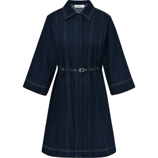 Global Funk - Kjole - Jemina-G - Dark Unwashed denim
