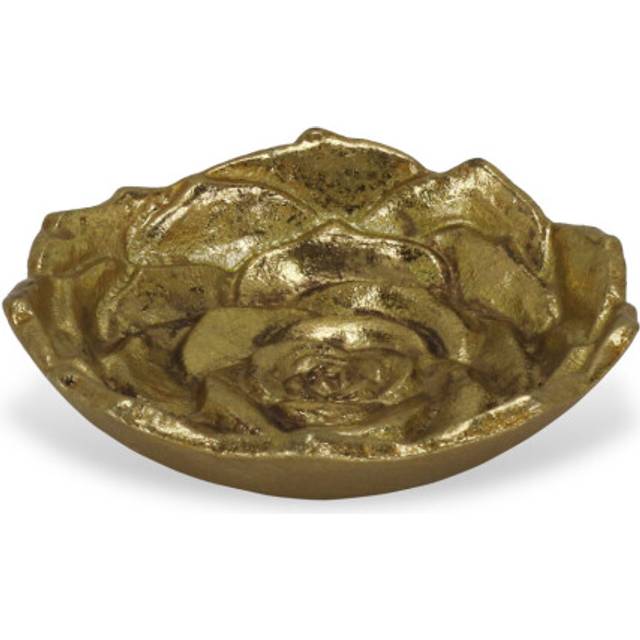 "5"""" Gold Novelty Metal Handmade Tray"