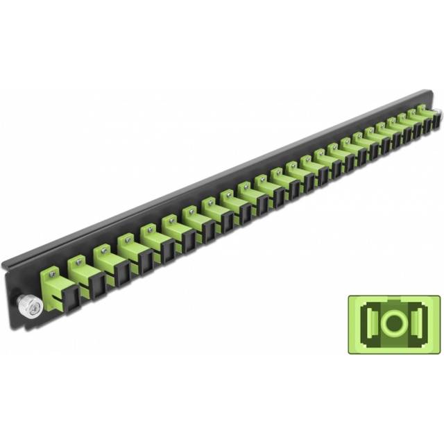 DeLock Fiber-Optic Splice Box Rack Mount Panel