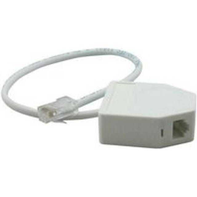 35056 3-port RJ45 male/female telephone splitter - Waytex