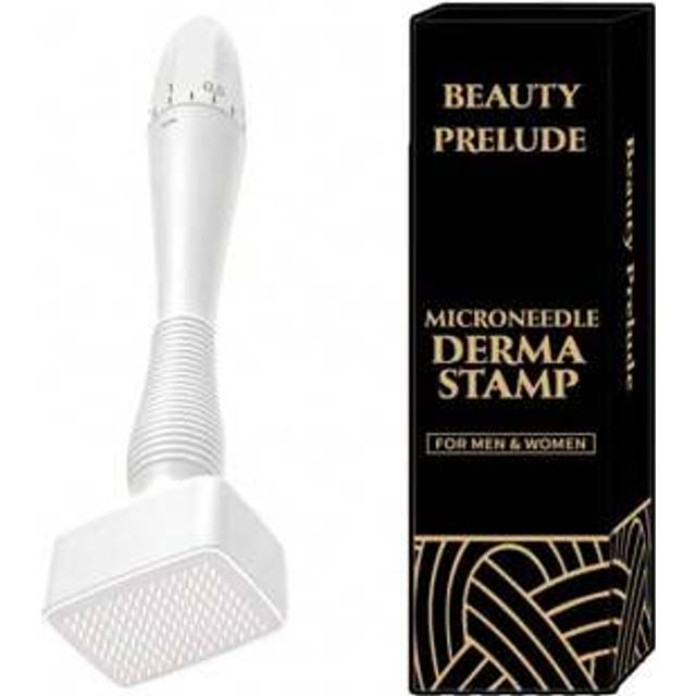 SHEIN Derma Stamp - Microneedling Stamp For Hair Face Scalp Beard - Microneedle Dermastamp At Home - Micro Needling Stamp For Women And Men, Titanium Micron
