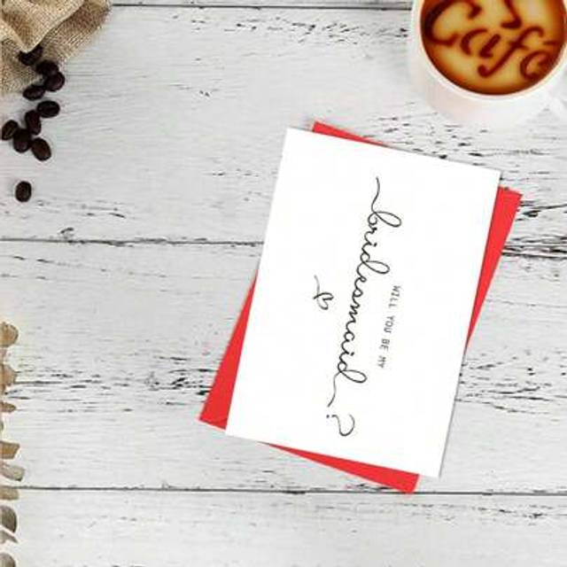 SHEIN Will You Be My Bridesmaid, Bridesmaid Invitation Card, A Card For Inviting Bridesmaids
