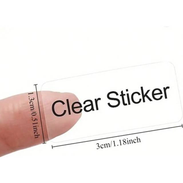 SHEIN 45/90/180//360/480pcs Private Customized Transparent Name Stickers, Name Labels, Waterproof Enhance Every Student&#39;S School Supplies, Office Equipment