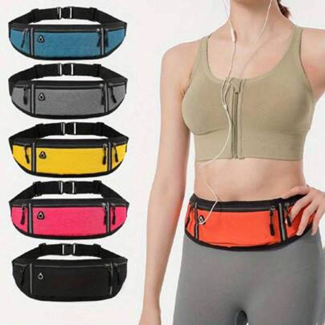 SHEIN Waist Bag Belt Bag Running Waist Bag Portable Gym Bag Hold Water Cycling Phone Bag Waterproof