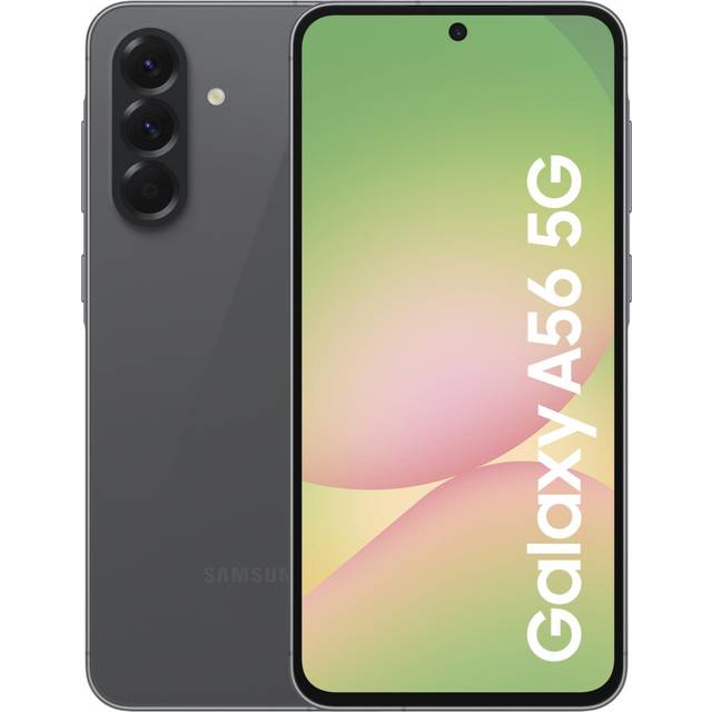 Samsung Galaxy A56 5G Smartphone, Awesome Intelligence, 8GB RAM, 256GB Memory Storage, 50MP Camera, Awesome Graphite, 3 Year Manufacturer Extended Wa