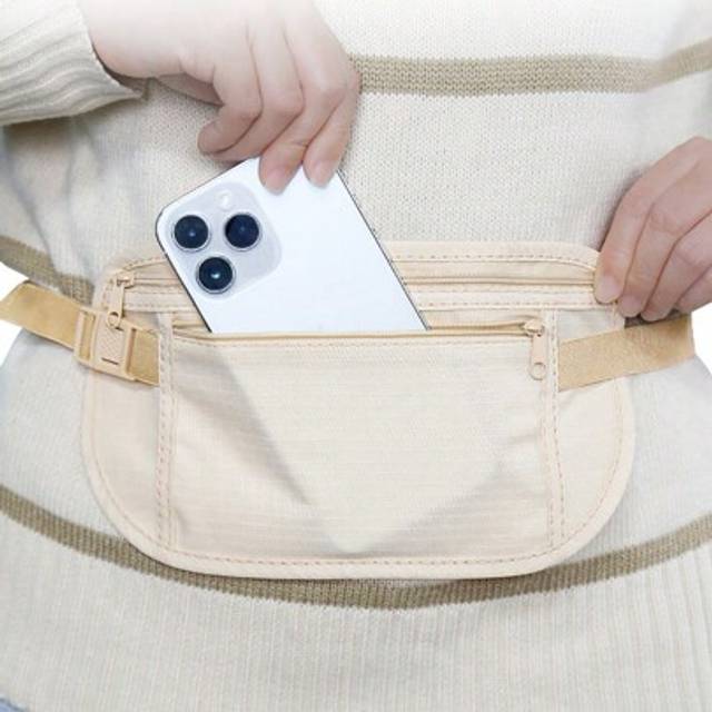 SHEIN Ultra Light Sports Waist Bag, Coin, Intimate Invisible Outdoor Running Waist Bag, Multifunctional Ultra- Mobile Waist Bag Christmas Gifts Winter Chris
