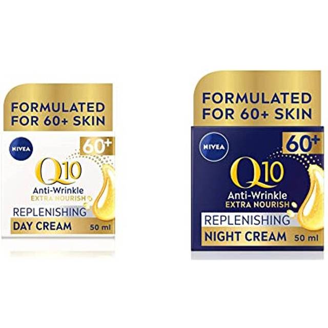 NIVEA Q10 Power 60+ Anti-Wrinkle Day Cream (50ml) & Night Cream (50ml)