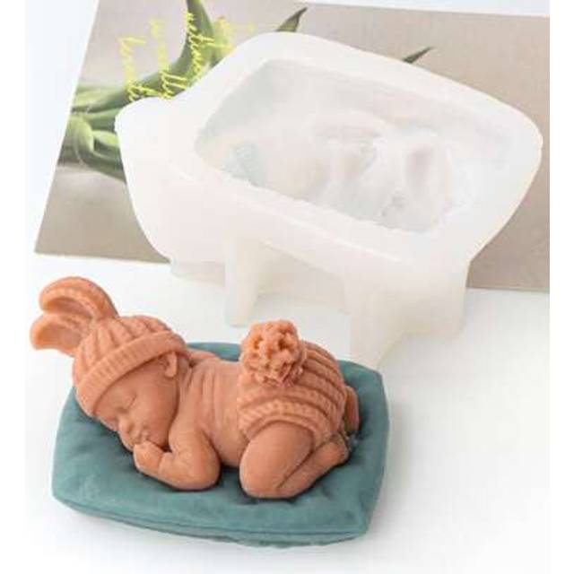 SHEIN Baby Silicone Mold For Diy Epoxy Resin Casting Gifts / Soap Candle Making