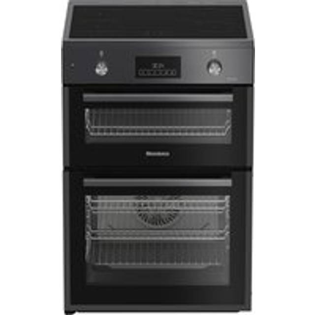Blomberg HIRN651N 60cm Double Oven Electric Cooker with Induction Hob in Anthracite