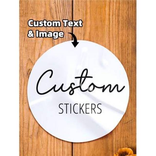 SHEIN 1-240pcs Personalized Labels - Custom Stickers With Any Design, Custom Thank You Labels Stickers ,Seal,No-Iron,Ornamental,Colorful Custom, Unique Idea
