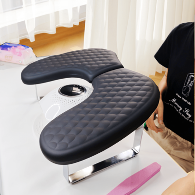 SHEIN 1pc U-Shaped Nail Arm Rest Manicure Hand Rest Pillow Holder Hand Stand For Nails U-Shanped Nail Art Tool Nail Supplies Superbly Delicate And Smooth Te