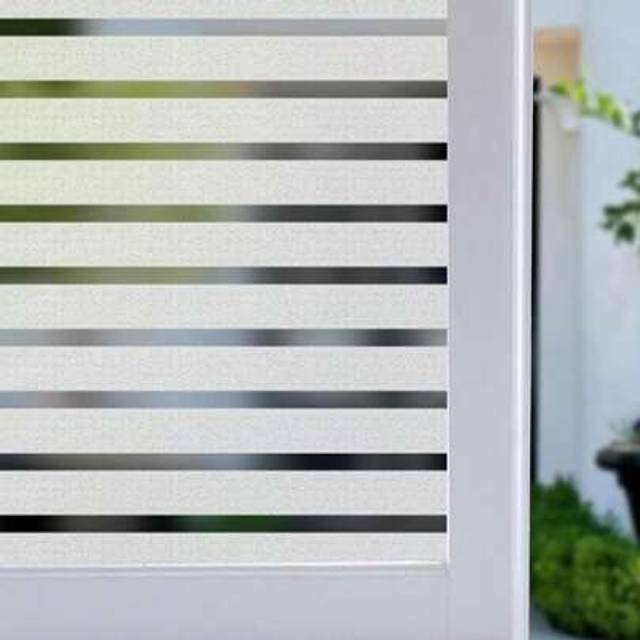 SHEIN 1 Roll Frosted Window Film , Window Privacy Film , Static Cling Window Vinyl , Opaque Window Glass Sticker , Non Adhesive Anti-UV Window Film For Home