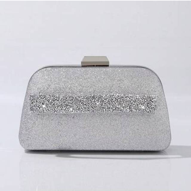SHEIN 1pc Women&#39;s Fashion High-Grade Clutch Bag With Handle Decor, Rhinestone Embellished, Shoulder Bag For Formal Occasion, Mature Elegant Retro Style Suit